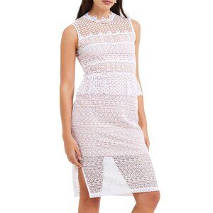NWOT French Connection Ramona Lace Jersey Body-Con Dress | XS / Small